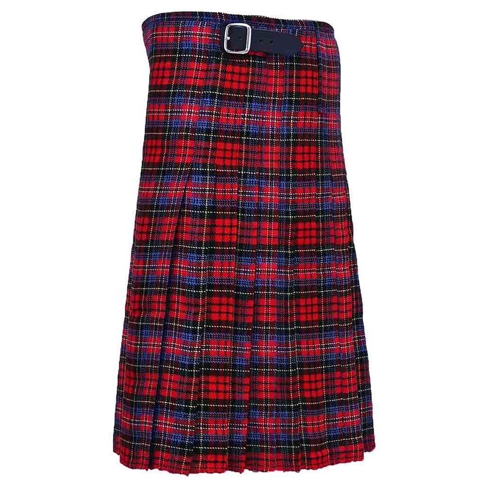 Tartan Kilt MacPherson 8 Yards Scottish Men’s Highland Dress